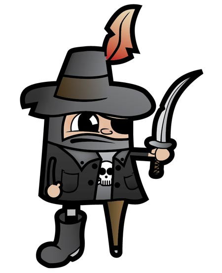 Cute Pirate Cartoon
