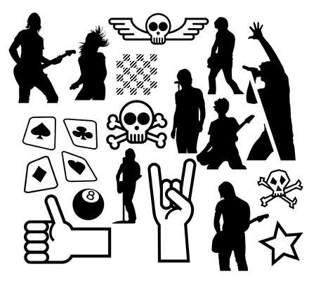 Punk Rock Photoshop Brushes Punk Rock Photoshop Brushes