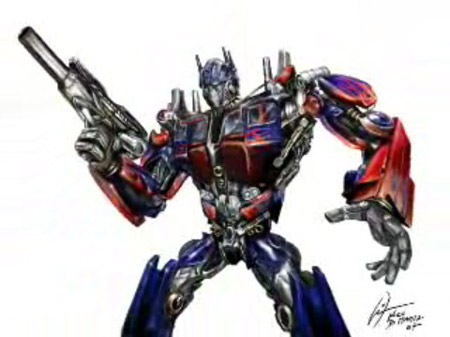 Transformers Speed Painting
