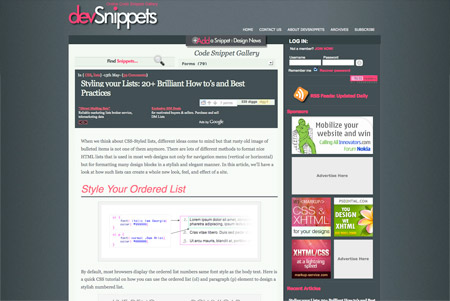 Dev Snippets