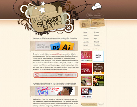 Blog.SpoonGraphics Version 5