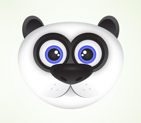 Panda vector icon