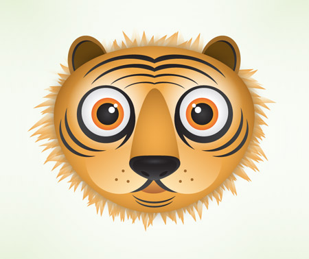 Tiger vector icon