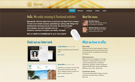 Apple products in web design
