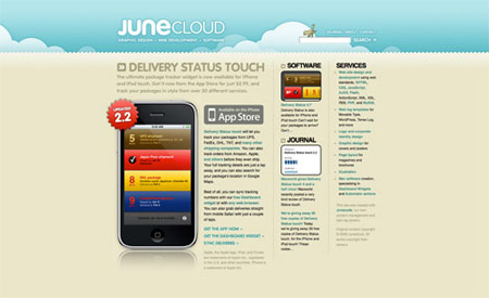 Apple products in web design