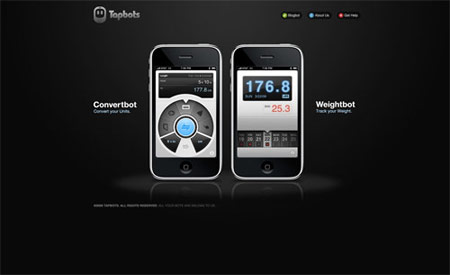 Apple products in web design