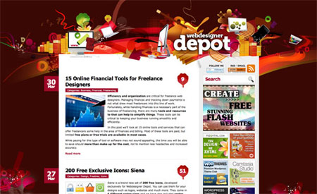 Apple products in web design
