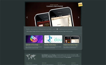 Apple products in web design