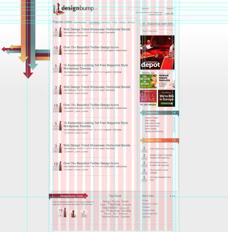 DesignBump website design and layout