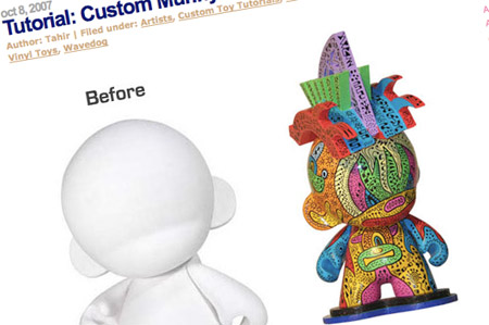Custom designer toy tutorial