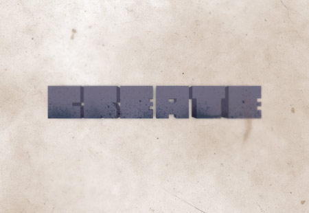 how to create a textured grungy 3d type design dab copy and paste
