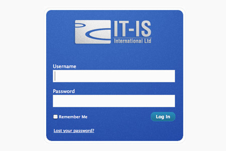 Customised login screen