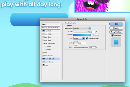 Building an illustrated kids website in Photoshop