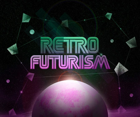 Retro futurism design example