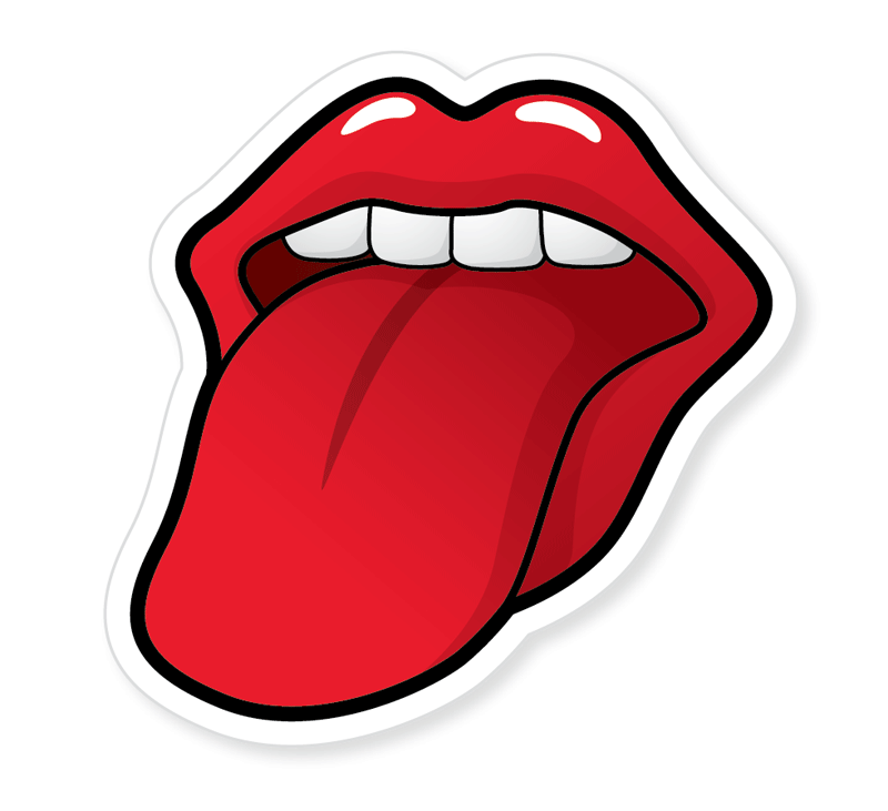 lips tongue clipart - photo #7