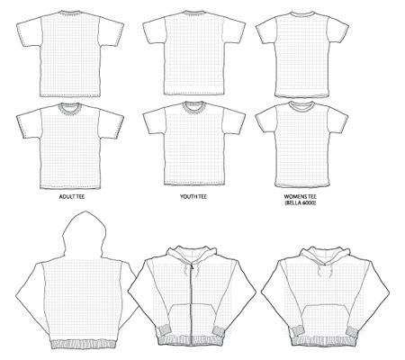 sweatshirt vector template. Vector T-Shirt Template Promo