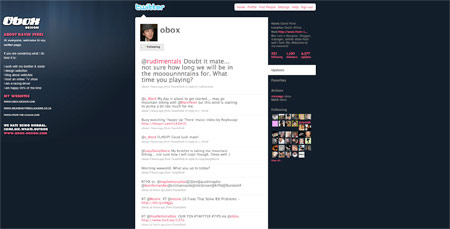 Twitter profile