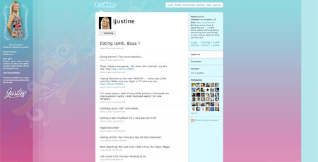 Twitter profile