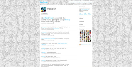 Twitter profile