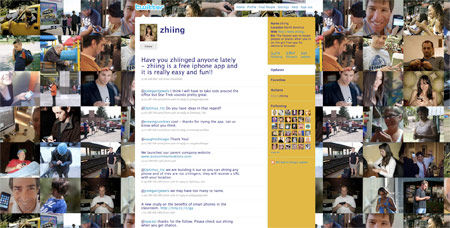 Twitter profile