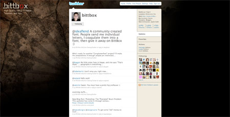 Twitter profile