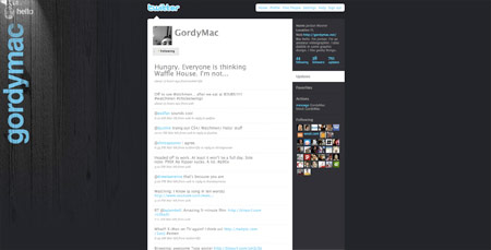 Twitter profile