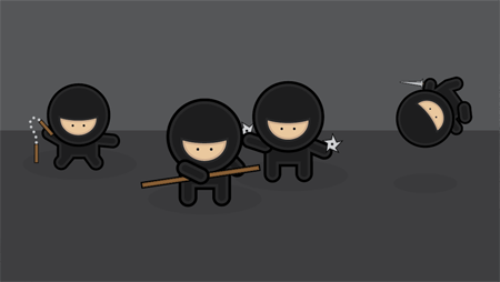 Vector Ninja Characters