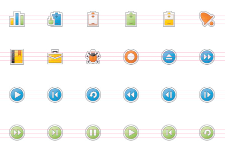 Origami icon pack preview