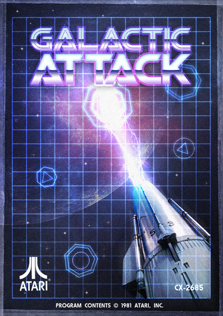 Galacti Attack poster design