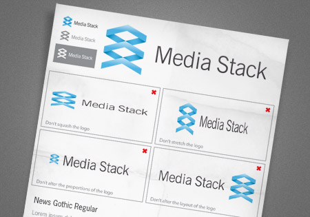 Sample Media Stack brand guidelines