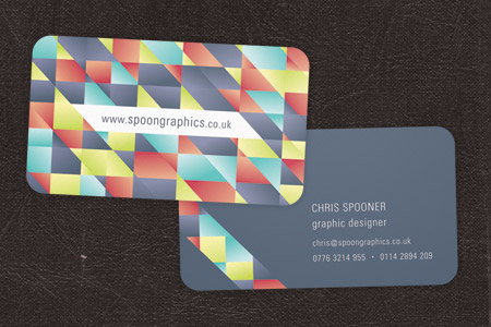 Die Cut Business Card Design