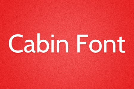 Download the Cabin font