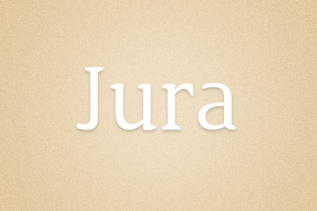 Download the Jura font