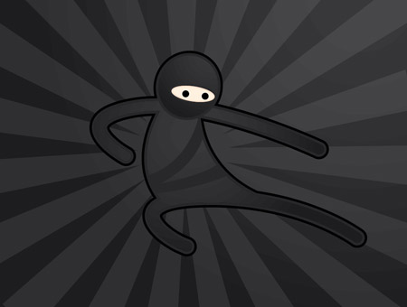 Vector Ninja Character