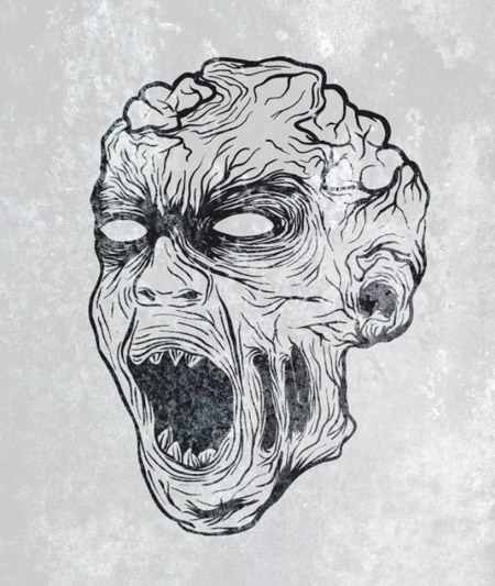 Vector zombie illustration