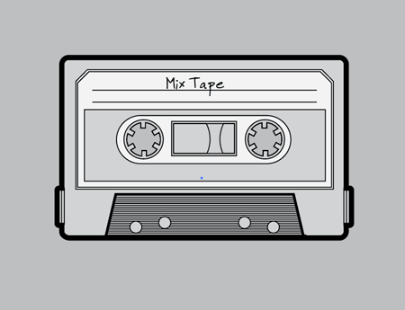 Vector mix tape